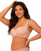 Lightly Padded Balconette Bra | Velaure