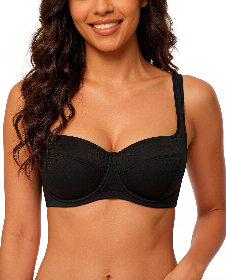 Lightly Padded Balconette Bra | Velaure