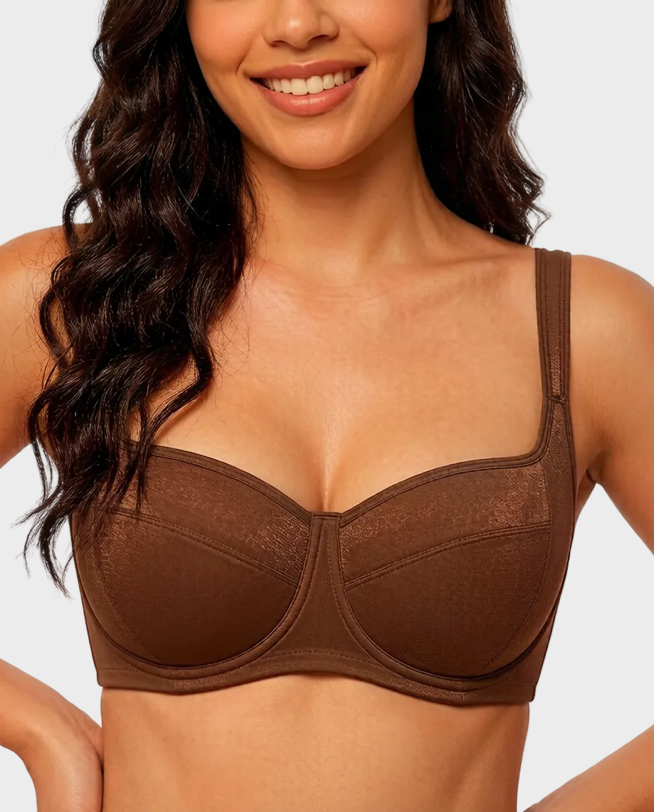 Lightly Padded Balconette Bra | Velaure