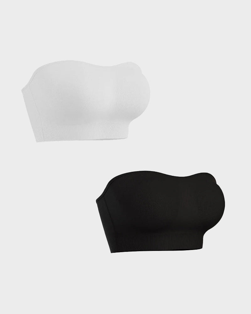 Strapless Bandeau Bra — Non-Slip Silicone
