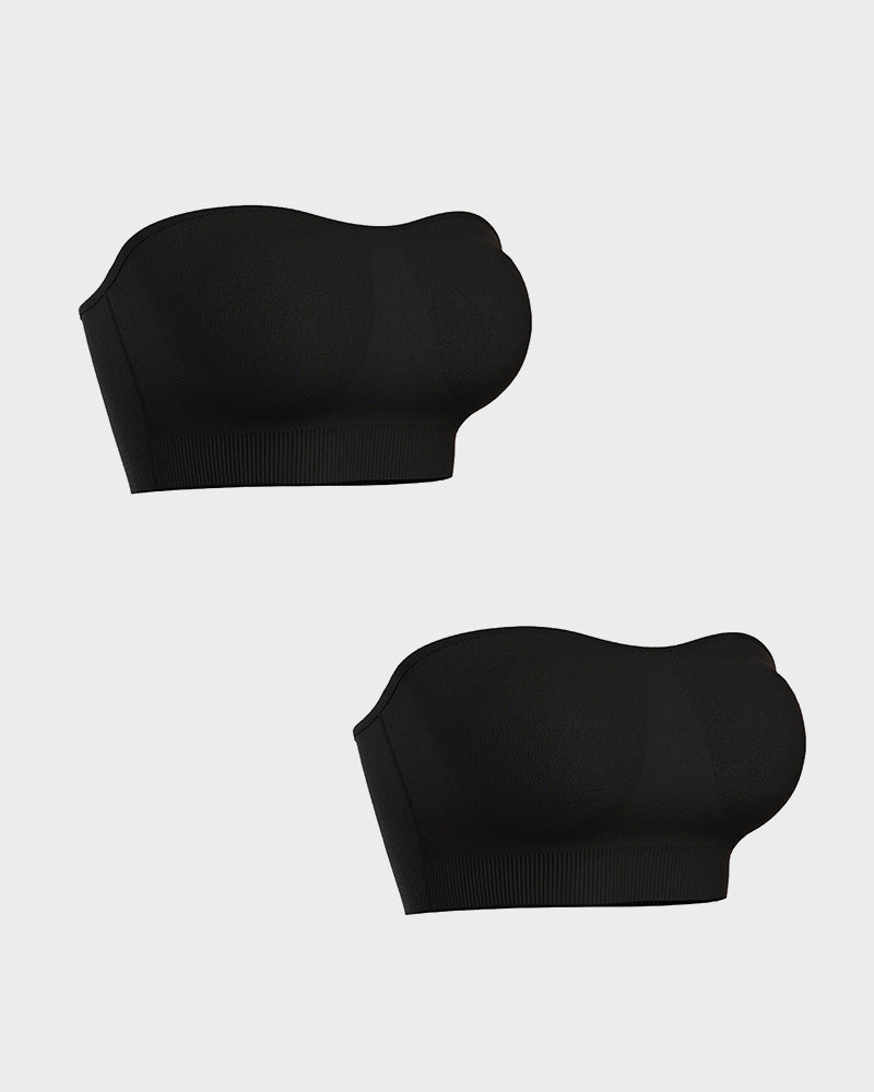 Strapless Bandeau Bra — Non-Slip Silicone