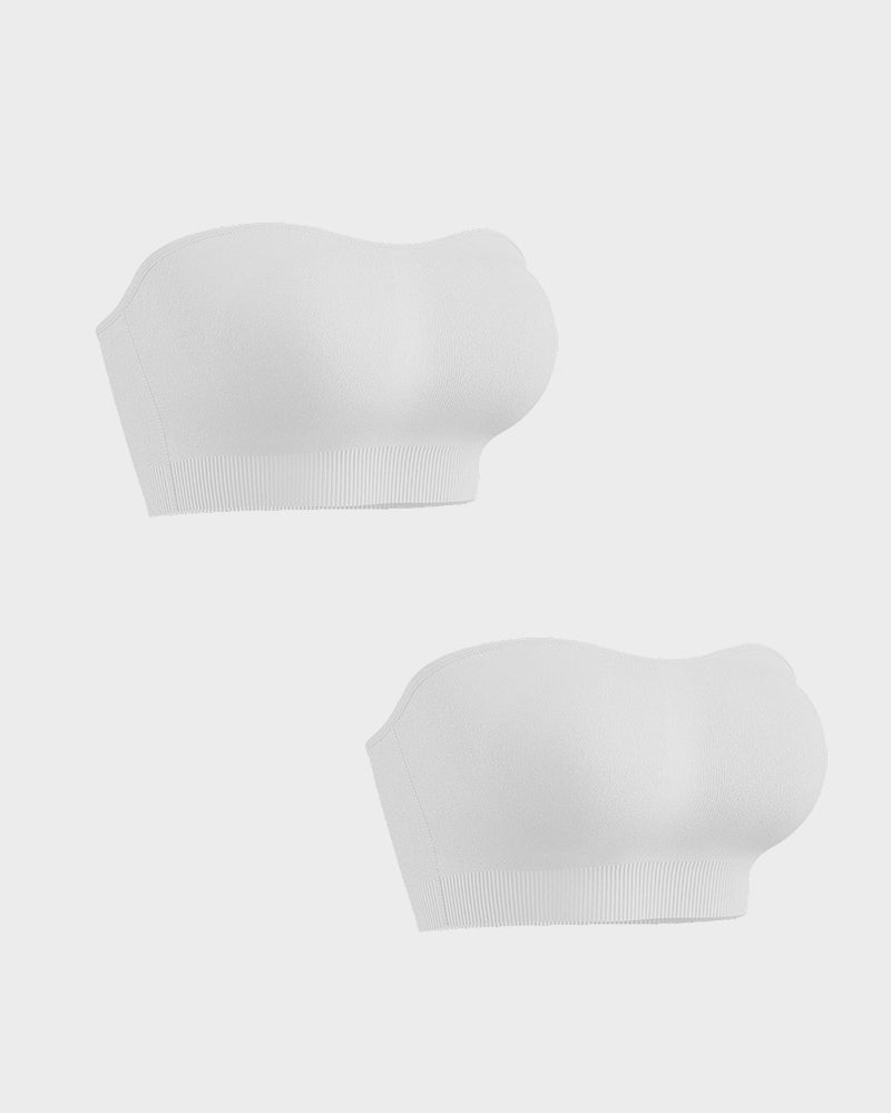 Strapless Bandeau Bra — Non-Slip Silicone