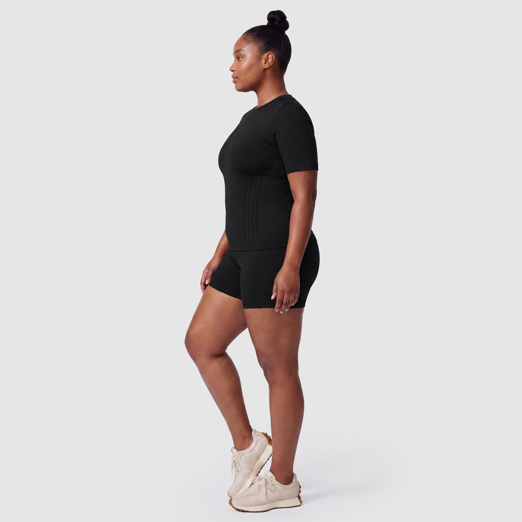 Sculpt 3D Slim & Support Tee | Velaure