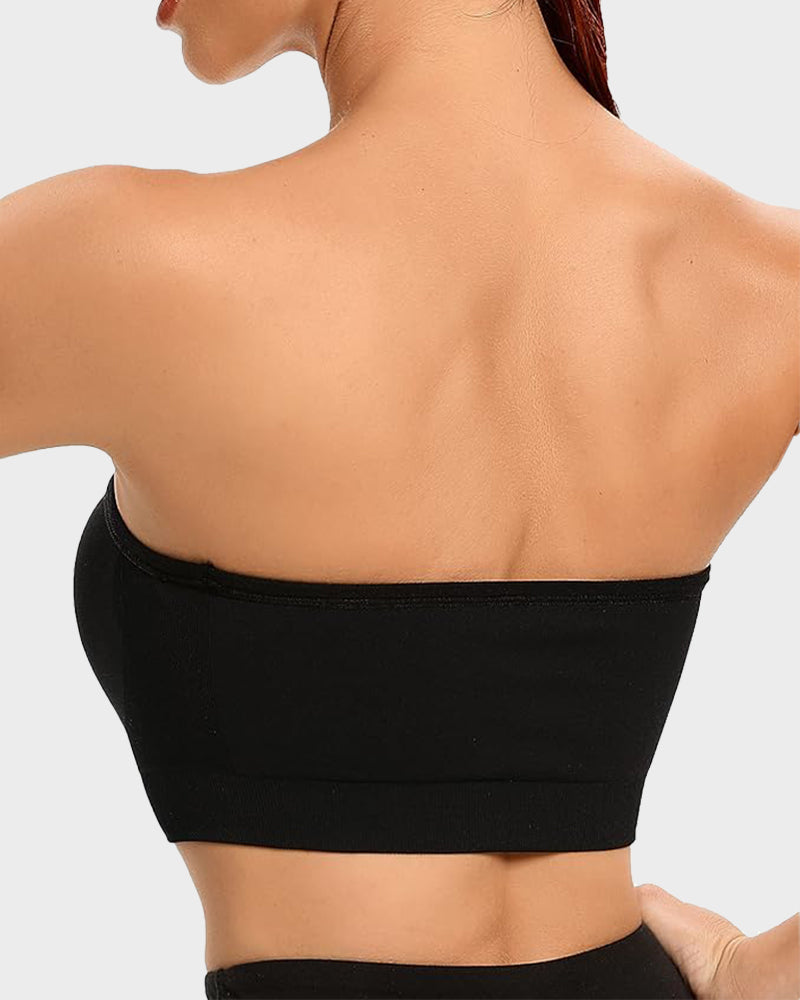 Strapless Bandeau Bra, non-slip silicone | Velaure
