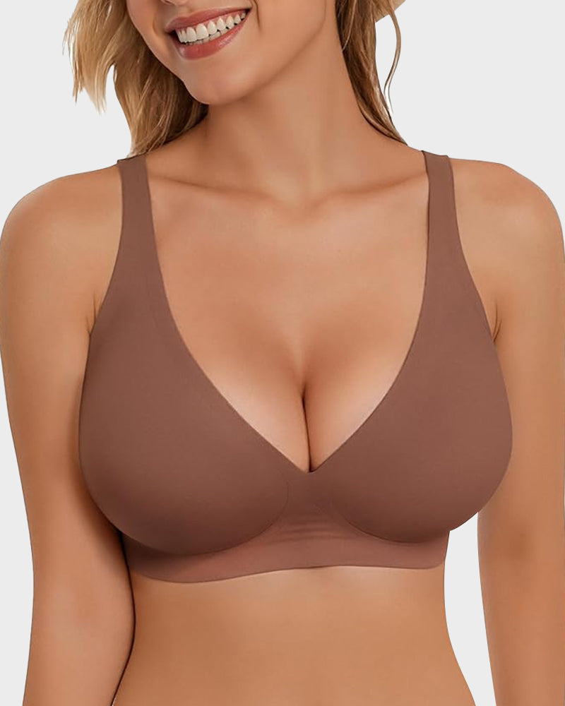 Deep V Seamless Push-Up Bra | Velaure