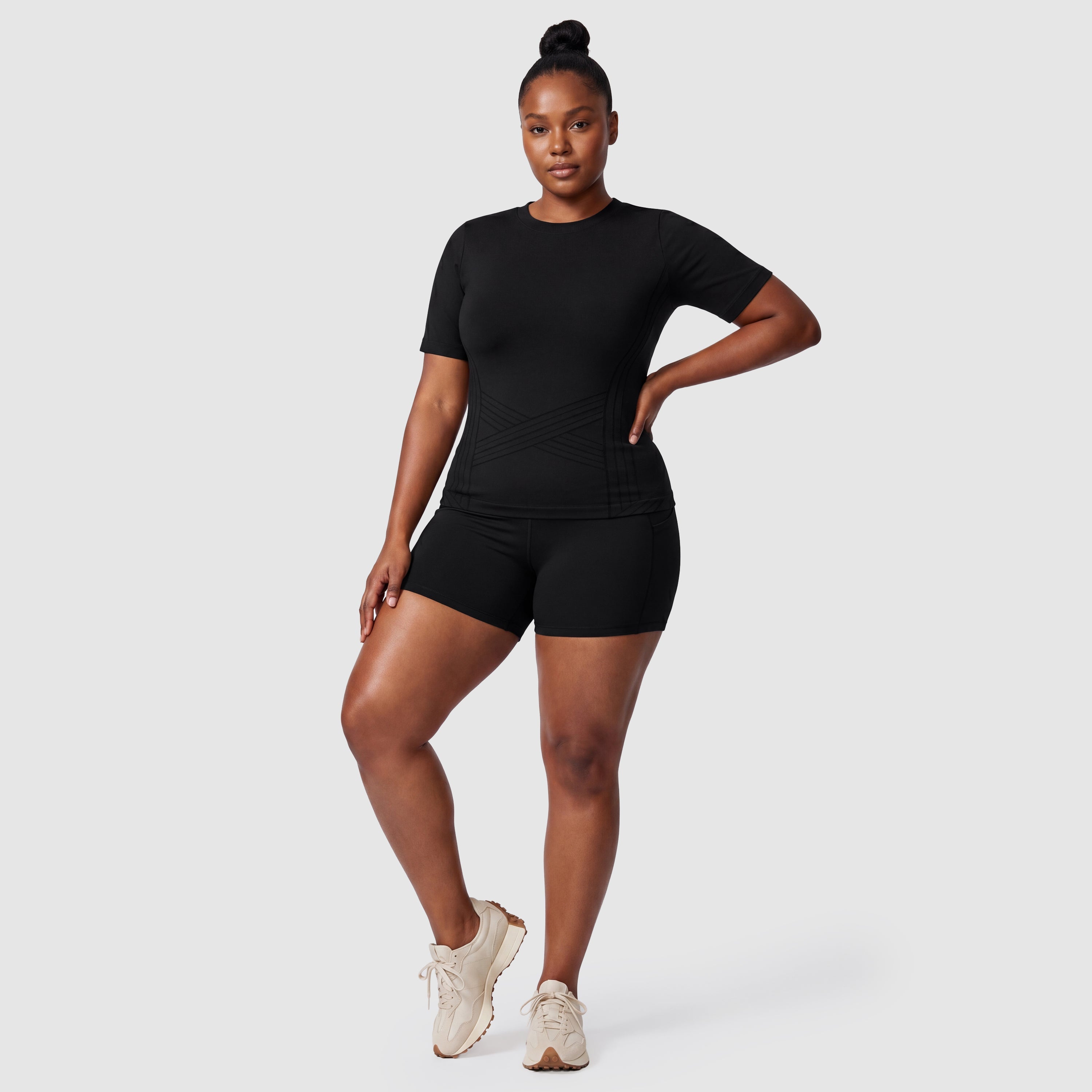 Sculpt 3D Slim & Support Tee | Velaure