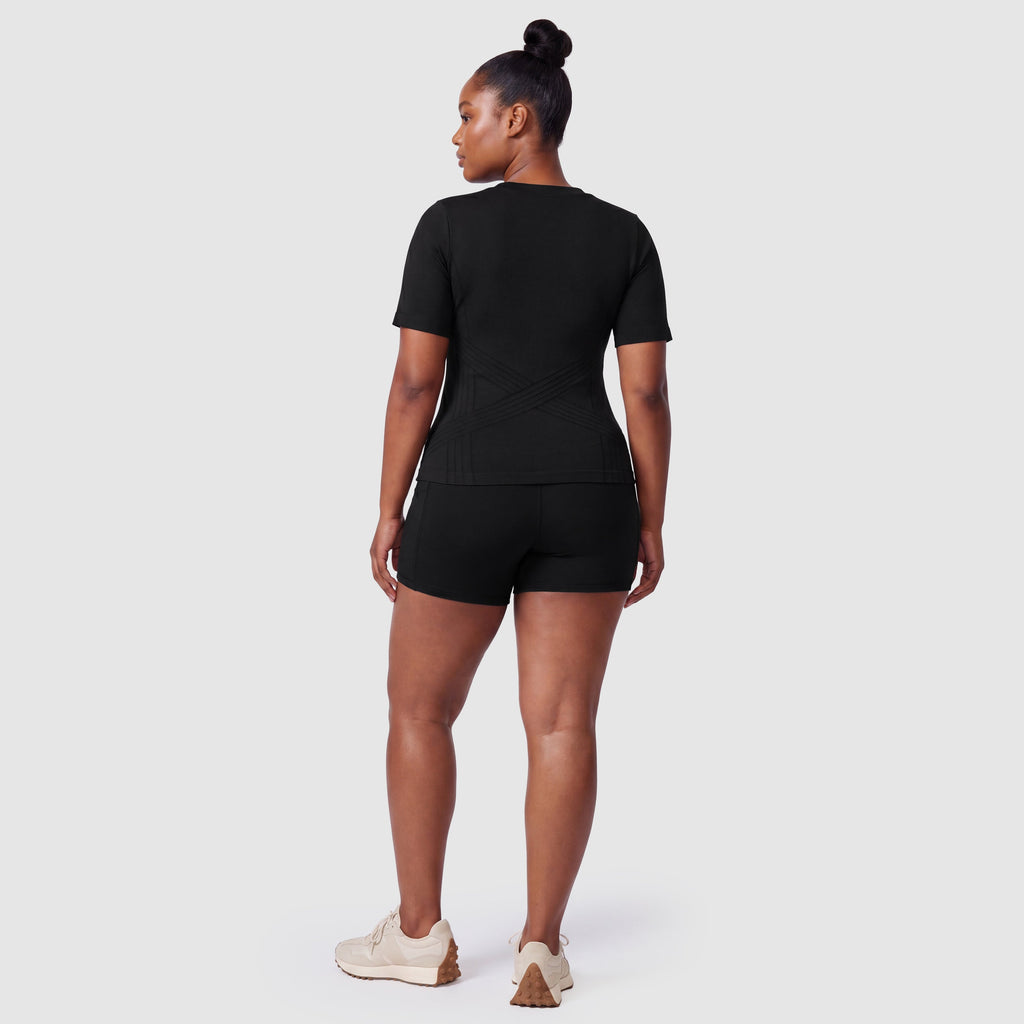 Sculpt 3D Slim & Support Tee | Velaure