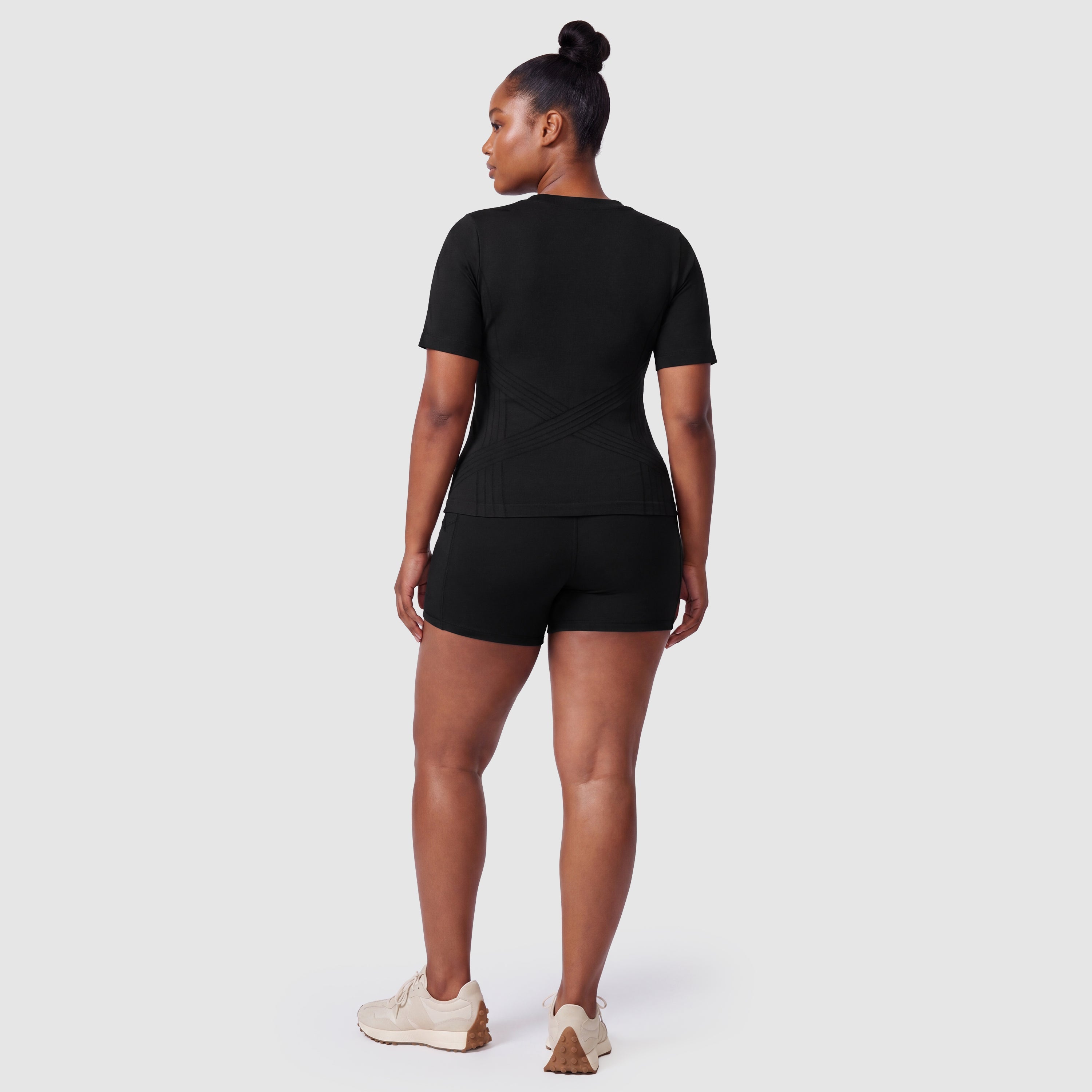 Sculpt 3D Slim & Support Tee | Velaure