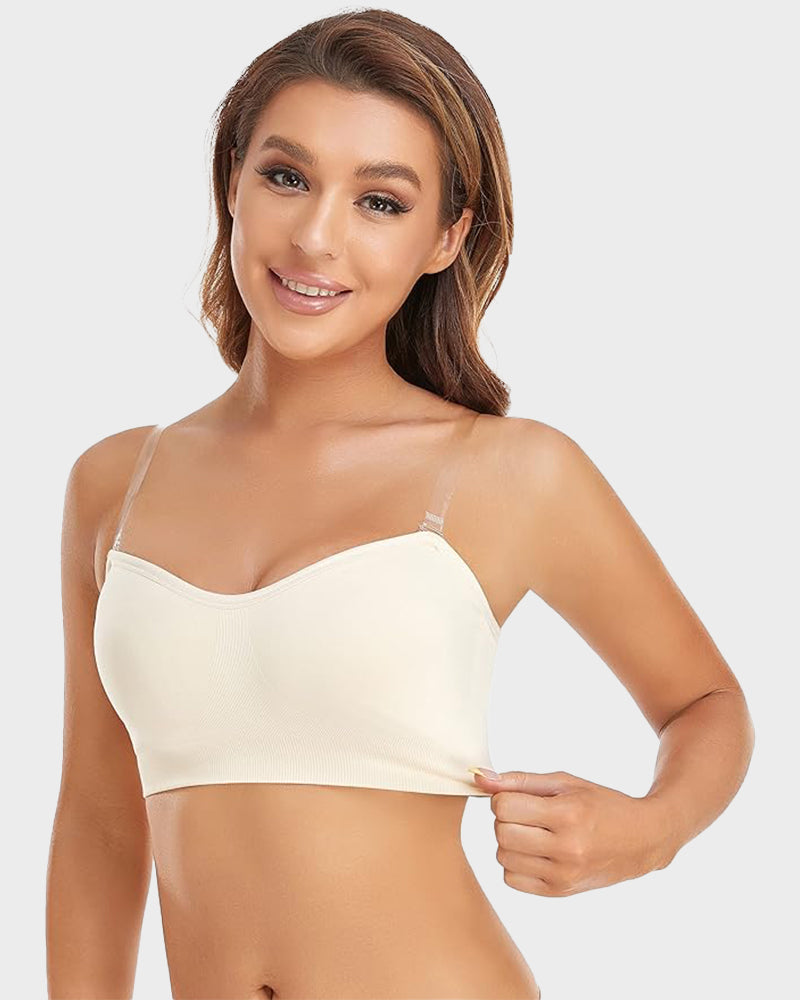 Strapless Bandeau Bra — Non-Slip Silicone