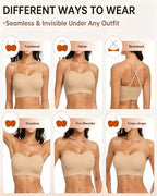 Strapless Bandeau Bra, non-slip silicone | Velaure