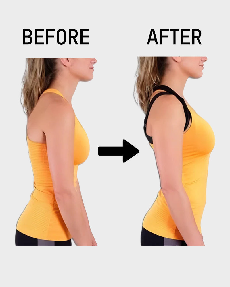 Cross-Back Front-Closure Posture Bra | Velaure