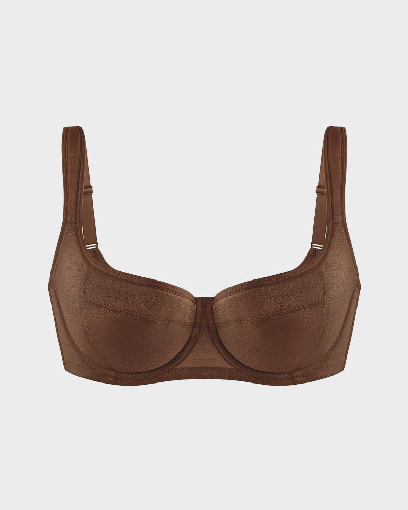Lightly Padded Balconette Bra | Velaure