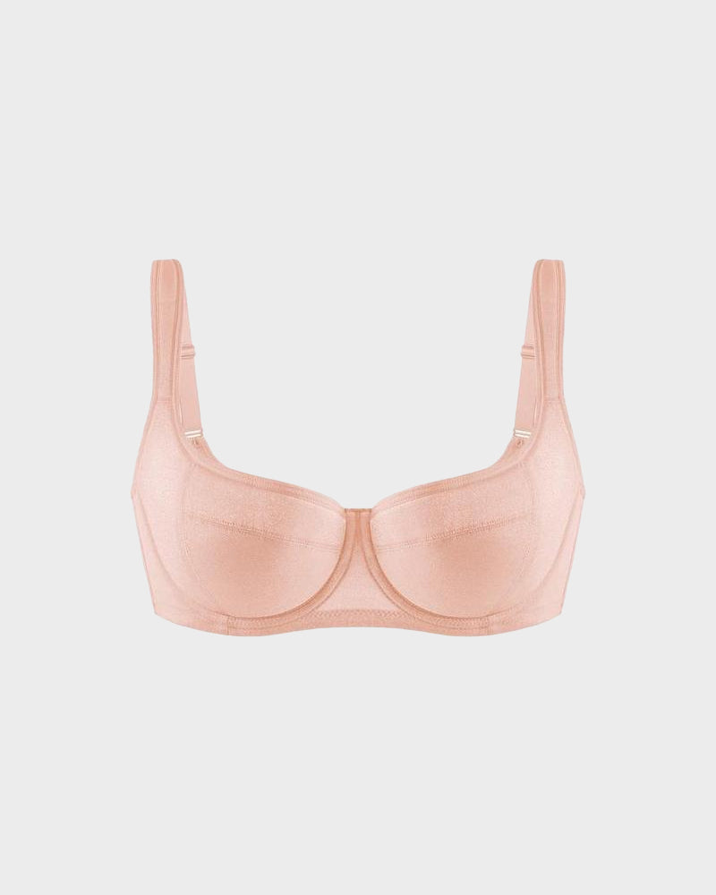 Lightly Padded Balconette Bra | Velaure