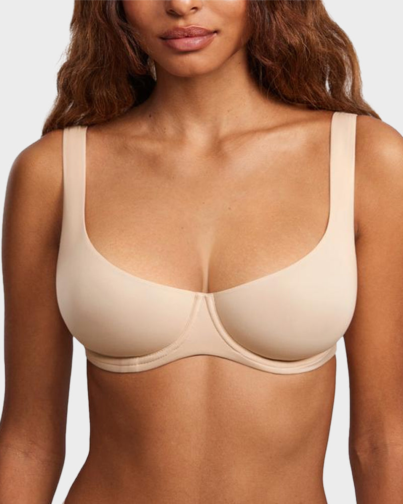 Seamless Underwire Balconette Bra | Velaure