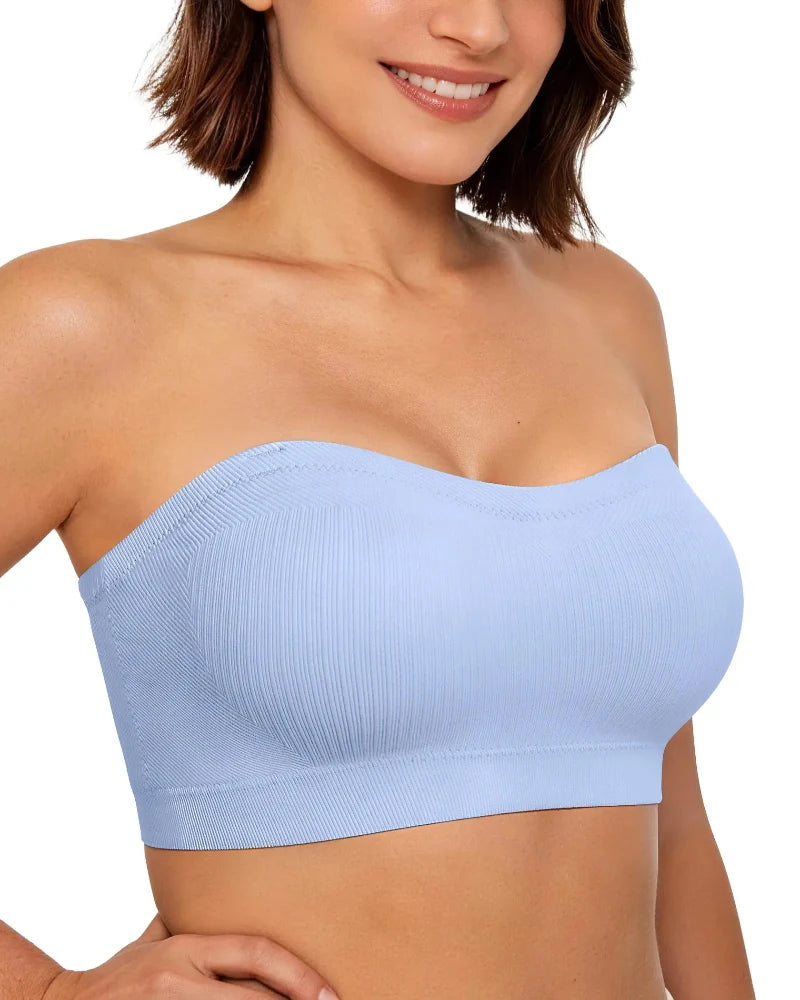 Strapless Bandeau Bra — Non-Slip Silicone