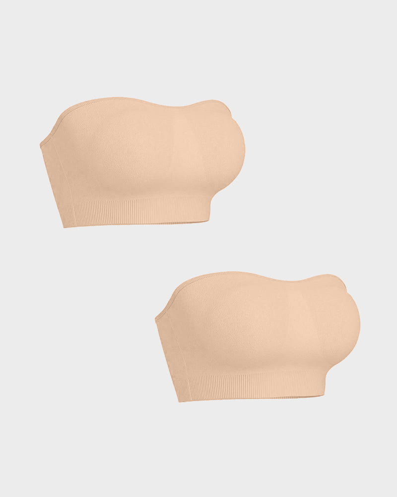 Strapless Bandeau Bra — Non-Slip Silicone