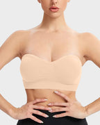 Strapless Bandeau Bra, non-slip silicone | Velaure