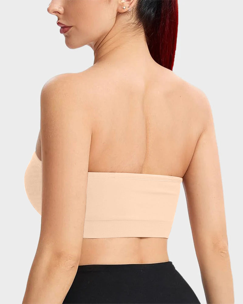 Strapless Bandeau Bra, non-slip silicone | Velaure