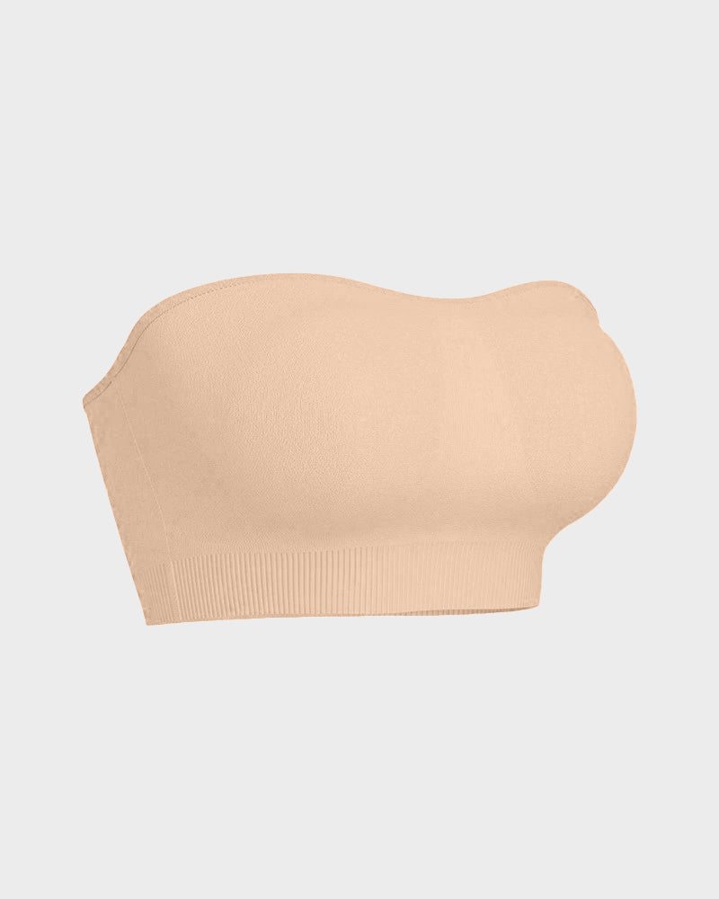 Strapless Bandeau Bra — Non-Slip Silicone