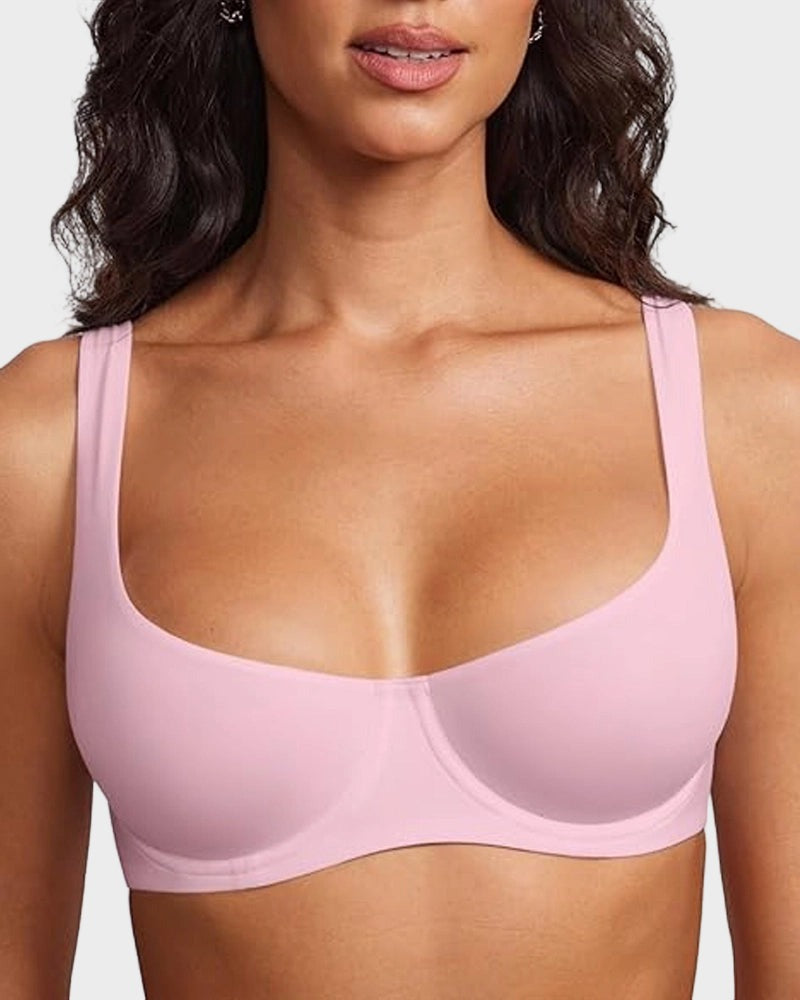 Seamless Underwire Balconette Bra