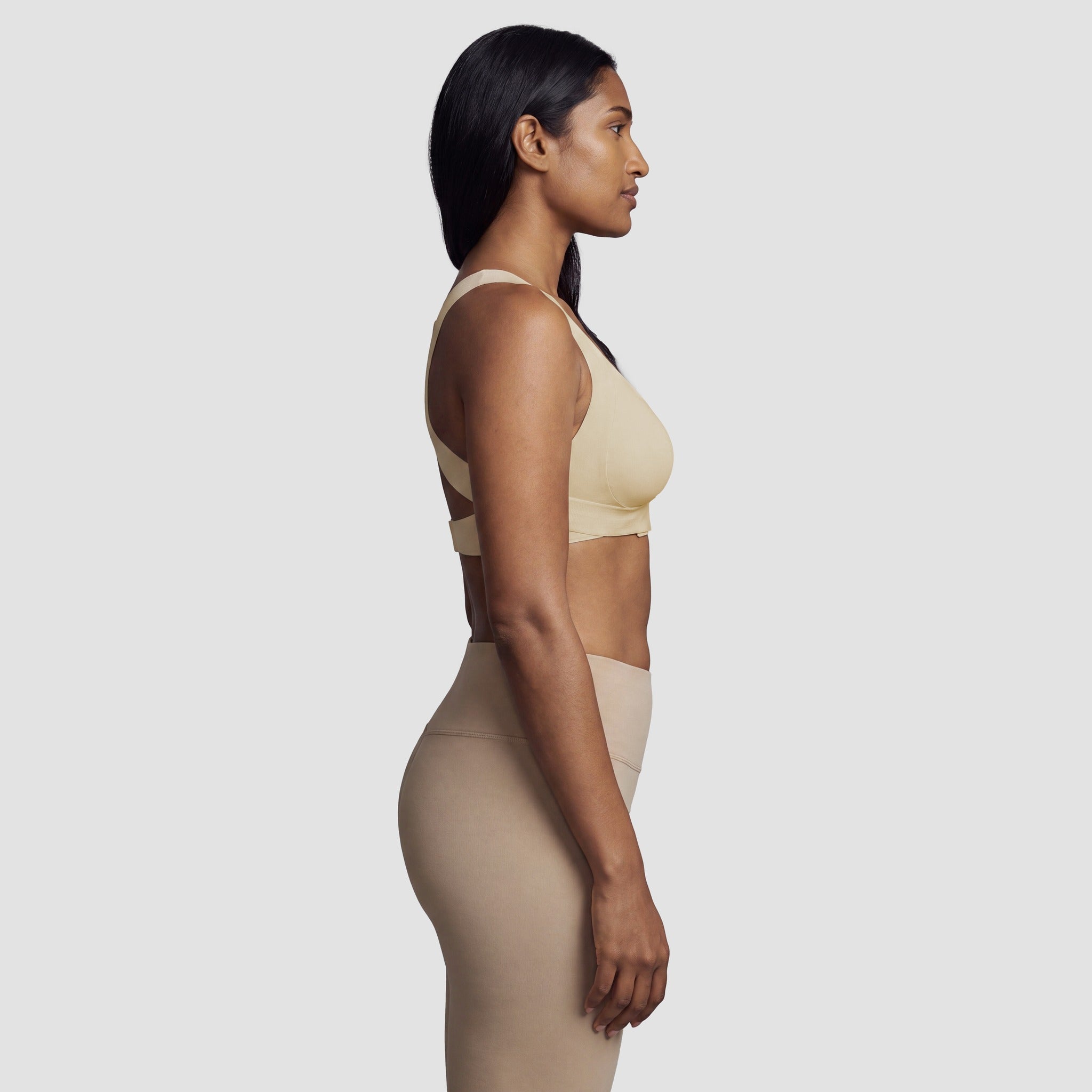 Sculpt Wireless Posture Bra, front closure | Velaure