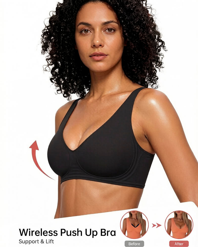 Deep V Seamless Push-Up Bra | Velaure