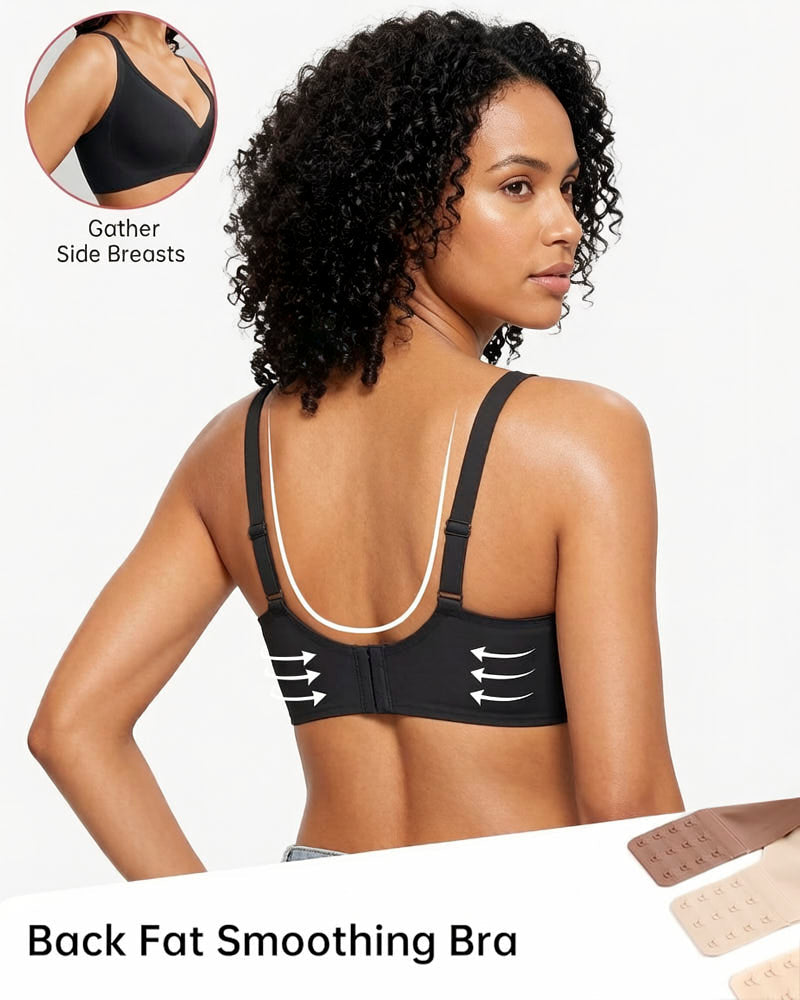 Deep V Seamless Push-Up Bra | Velaure