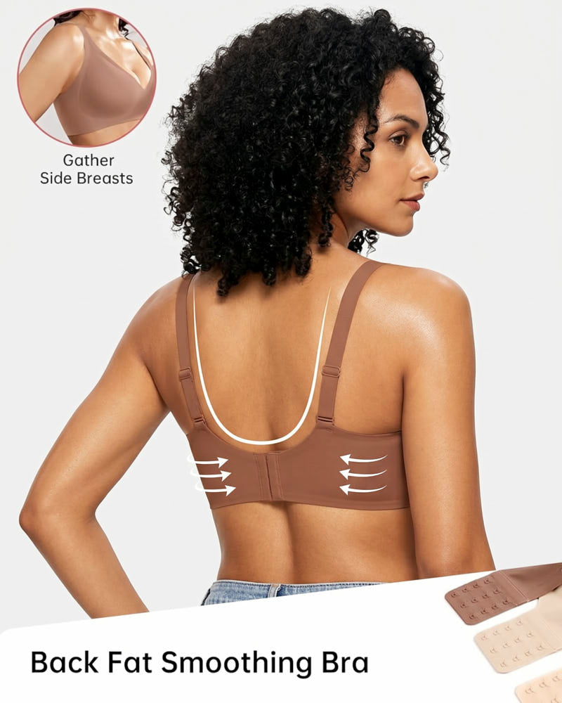 Deep V Seamless Push-Up Bra | Velaure