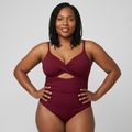 Sculpt Cutout One-Piece Swimsuit | Velaure