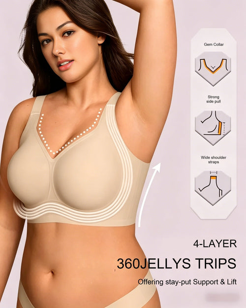 All-Day Jelly Smoothing Wireless Bra | Velaure