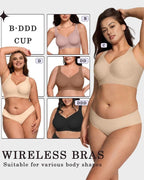 All-Day Jelly Smoothing Wireless Bra | Velaure
